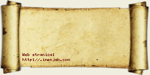 Jelisaveta Sandić vizit kartica